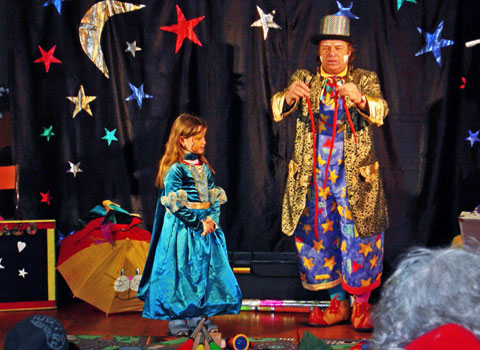 animation spectacle de Noël avec Mr. Boul