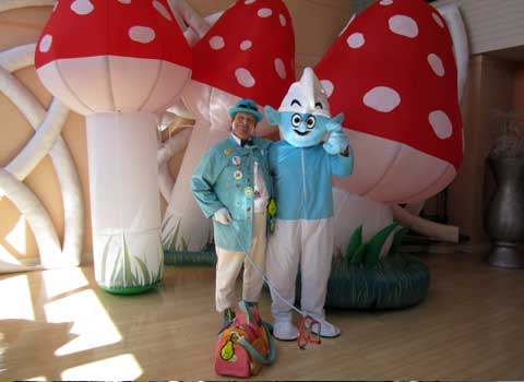 Monsieur Boul et les Strumph spectacle animation adultes et enfants